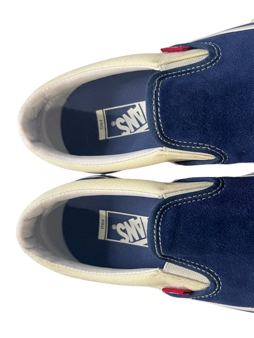 Vans PRO Men’s Slip-On Suede Loafers in Navy Size 8